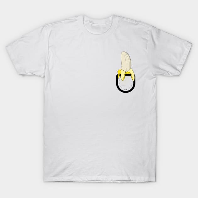 Banana in your pocket funny pun t shirt T-Shirt by gigglycute